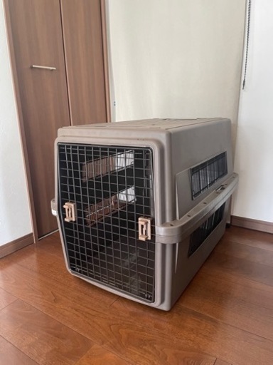 大型犬クレート【アイリスオーヤマ ペットキャリー 大型犬用 ブラウン 】