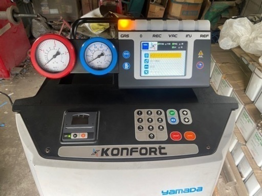 カーエアコン全自動型フロンガス交換機 ヤマダ RSA-760R エアコンガス