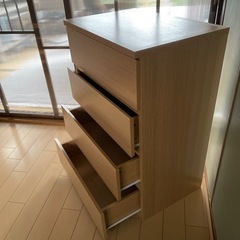 衣類収納　チェストの画像