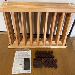木製ベビーサークルの画像