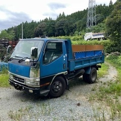 三菱　キャンター　2tダンプ高床　不具合なし　車検10月6日まで