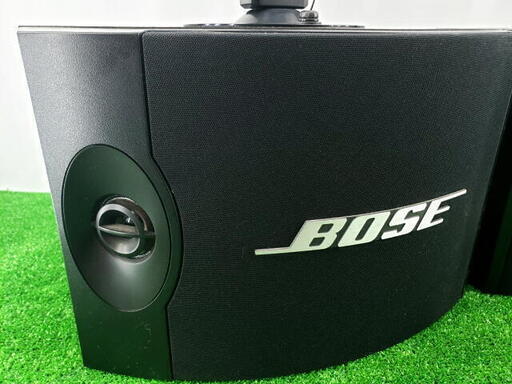 【コレ見て！ 家電】美品  BOSE ボーズ 301V スピーカー ペア BOSE純正取付金具 ブラック