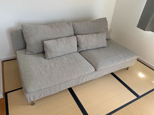 IKEA 3人がけソファ SÖDERHAMN Viarp ベージュ・ブラウン