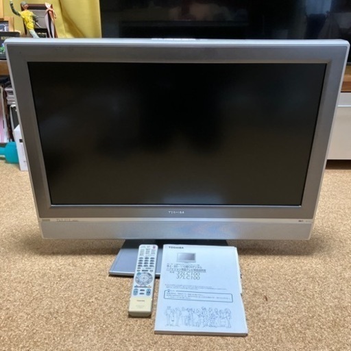 東芝32型液晶テレビ32LC100 完動美品　リモコン取説付2006年製