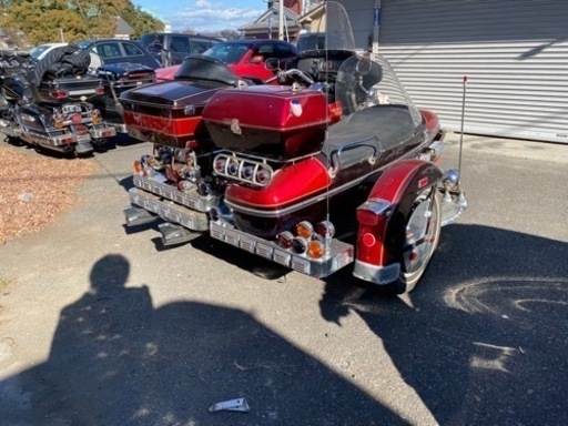 ハーレーサイド付き　エボ　キャブ車　バックギア付き