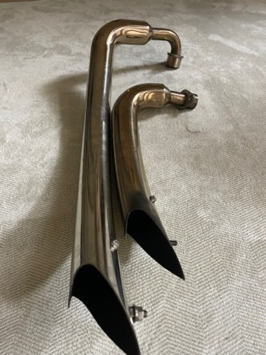 DS400ドラッグスター４００用　KILLER-STREETマフラー ポリッシュ