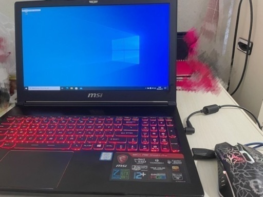 MSI社製ゲーミングPC  GS63 7RE Stealth PRO
