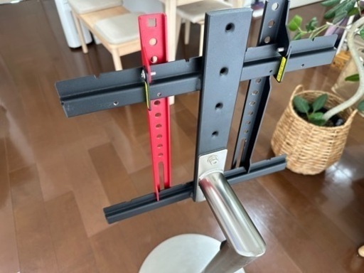 24～45V型 テレビスタンド WALL anataIRO シルバー