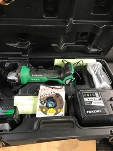 H iKOKI コードレスディスクグラインダー