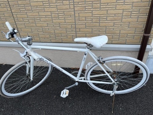 クロスバイク　ホワイト　27インチ