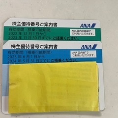 ANA優待券　搭乗割引券