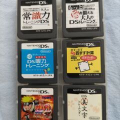 NintendoDSLite ブラック（充電器付）＋ソフト16本の画像