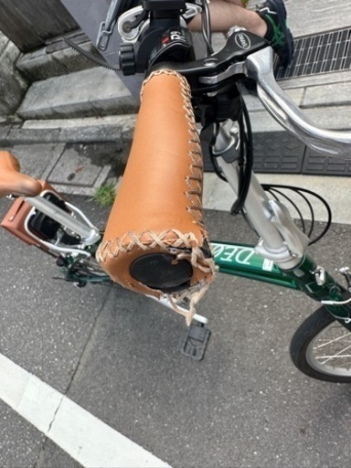 【8/27までの販売】電動折りたたみ自転車 デイトナDE-01ミニベロ グリーン