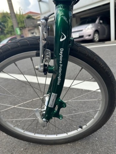 【8/27までの販売】電動折りたたみ自転車 デイトナDE-01ミニベロ グリーン