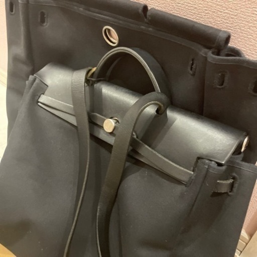 売却先決まりました　　激安早い者勝ち　本物HERMES エルメス　エールバック　ブラック