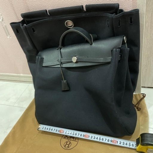 売却先決まりました　　激安早い者勝ち　本物HERMES エルメス　エールバック　ブラック
