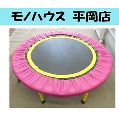 家庭用 トランポリン 直径96×高さ22cm 跳躍面67cm 遊...