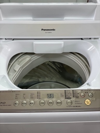 送料・設置込み　洗濯機　7kg Panasonic 2017年