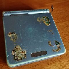 ゲームボーイアドバンスSP+カセット【ポケモン青】【スーパーマリオ】【ベイブレード2002】の画像