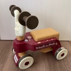乗用玩具　足こぎ　プーさん　押し車　おもちゃ　差し上げますの画像