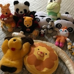 【受渡予定者様決定】ぬいぐるみたくさん、無料で❣️の画像