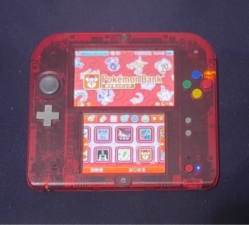 ニンテンドー2DS ポケモン 赤 レッド