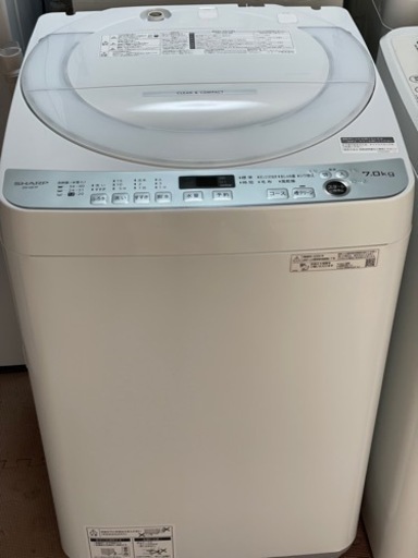 送料・設置込み　洗濯機　7kg SHARP 2022年