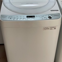 送料・設置込み　洗濯機　7kg SHARP 2022年