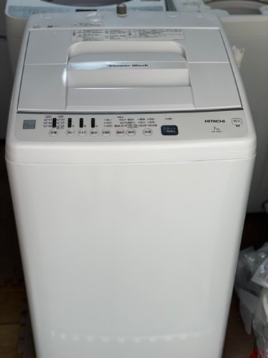 送料・設置込み　洗濯機　7kg HITACHI 2020年