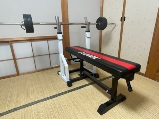 ベンチプレス台、バー