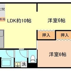 ⭐️エレベーター付き2LDK☆