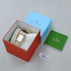 動作品 kate spade クーパーラップ 3針 レディース 腕時計 1YRU0179 クオーツ式 25年4月電池交換 ケイトスペード 札幌市 清田区 平岡の画像