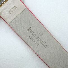 動作品 kate spade クーパーラップ 3針 レディース 腕時計 1YRU0179 クオーツ式 25年4月電池交換 ケイトスペード 札幌市 清田区 平岡の画像