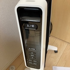 美品 シロカ 遠赤外線軽量 ヒーター 説明書　リモコン付きの画像