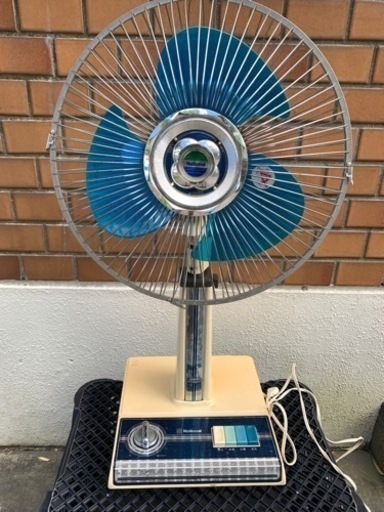 ナショナル レトロ 扇風機 動きます 首振りします