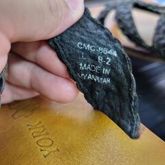 古代ローマ人的履物風草履　革サンダル　26㎝くらいの画像