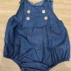 【値下げ】プティマイン　ロンパースセット　70cmの画像