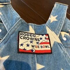 RODEOCROWNSWIDEBOWL サロペットの画像