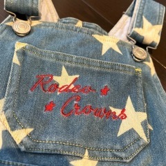 RODEOCROWNSWIDEBOWL サロペットの画像