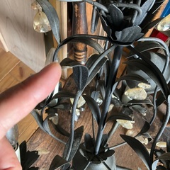 アンティーク風の小さなシャンデリアの画像