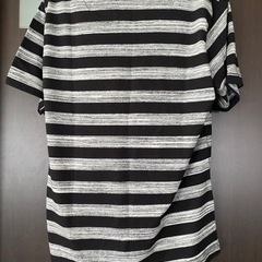 新品未使用　ボーダーTシャツ　Ｌサイズの画像