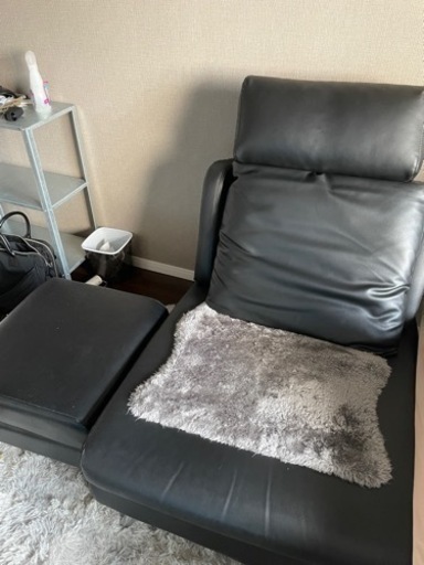 ソファ　オットマン付き