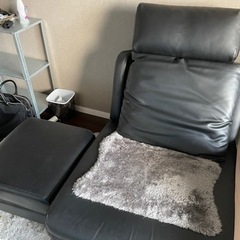 ソファ　オットマン付き