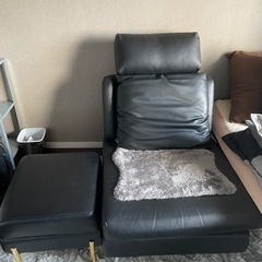 ソファ　オットマン付きの画像