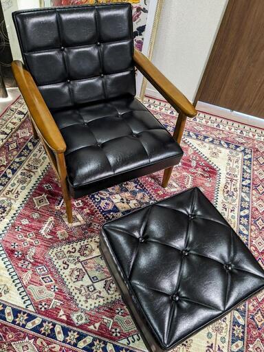 カリモク60 Kチェア ワンシーター（オットマン セット）