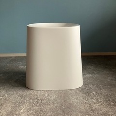 【無印良品】スツール スタッキング ライトグレーの画像