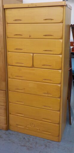 ID144835　チェスト９段　　※値下げしました！！￥14080→￥9856(30%OFF)