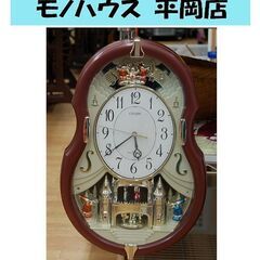 からくり時計 電波時計 シチズン 4MN495-0 壁掛け時計 ...