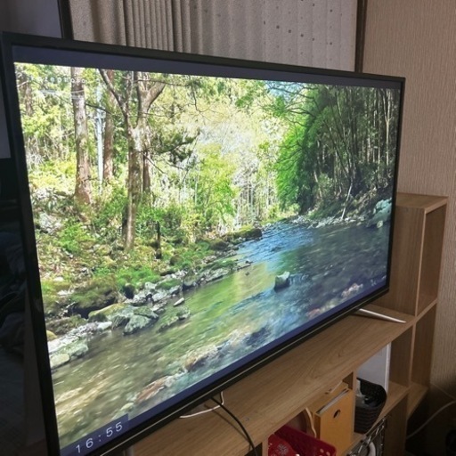 【値下げ】テレビ49インチグリーンハウス格安8月末日まで