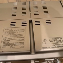 貴重なカセットプレーヤー付きCDプレーヤーです🌟の画像